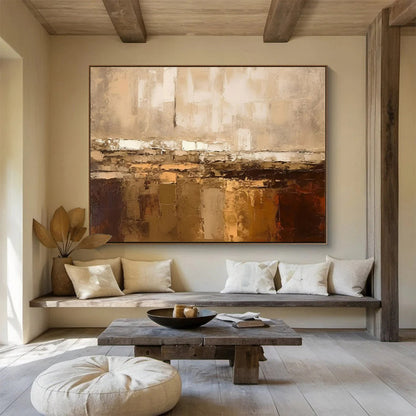 Giant-Scale Hand-Painted Abstract Art for Living Room & Bar LargeART1504