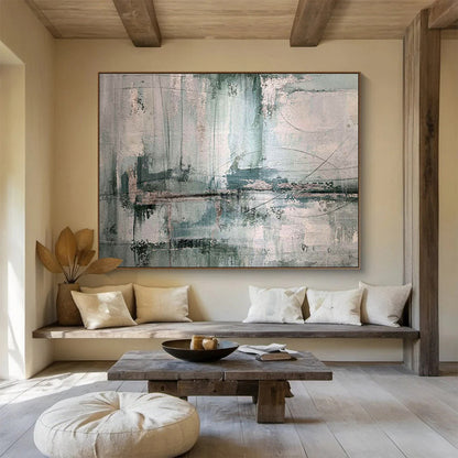 Magnificent Massive Abstract Painting for Entryway & Office DKH178