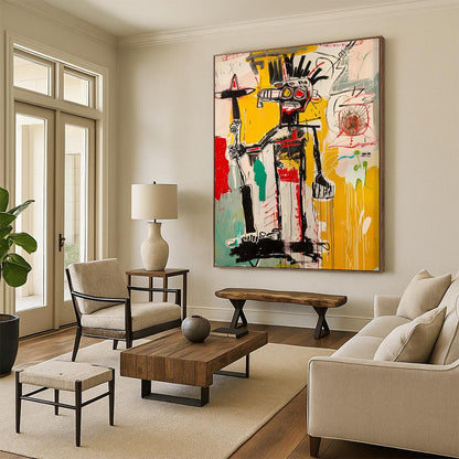 Coral Currents: Grand - Sized Hand - Painted Custom Abstract Canvas for Office and Bar DTP103