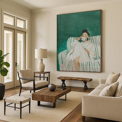 Whimsical & Fantasy-Inspired Abstract Canvas Art for Bedroom & Living Room LargeART2034