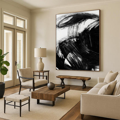 Handmade Custom Abstract Paintings: Large Dimensions, Textured Wonders DTP195