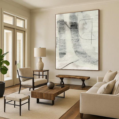 Hand-Painted Large-Scale Abstract Art: Textures that Inspire Creativity DTP213