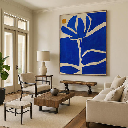 Oversized Custom Hand-Painted Abstract Art for Dining Room & Hotel LargeART1834