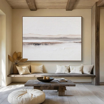 Mysterious Large Abstract Artwork with Intricate Textured Patterns for Dining Room & Office DKH915