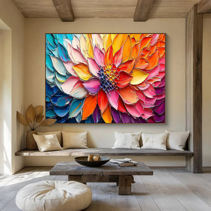 Regal Original Grand Textured Hand - Crafted Abstract Artwork for Prestigious Settings DKH866