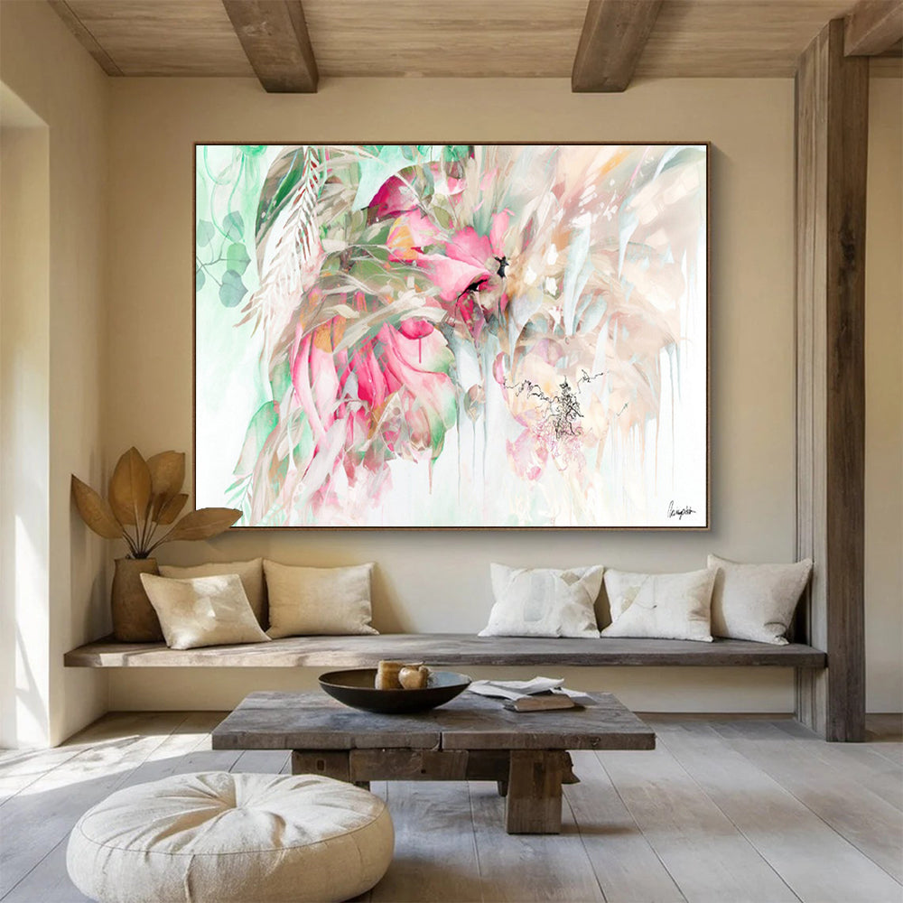 Vast Textured Abstract Wall Decor for Bedroom & Hallway DKH534
