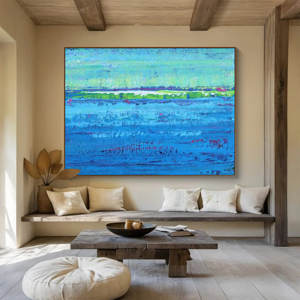 Whimsical Large Abstract Wall Decor for Bedroom & Office LargeART1793