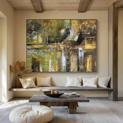 Dramatic Oversized Abstract Canvas for Bedroom & Bar LargeART1605
