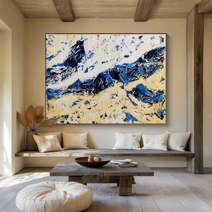 Theatrical Oversized Abstract Canvas for Living Room & Dining Room LargeART1751