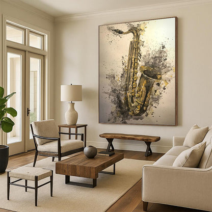 Vertical Hand - Painted Custom Abstract Work for Bedroom and Dining Room DKH1640