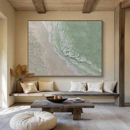 Textured Landscape Abstract - Natural Living Room or Office Art DLZ248