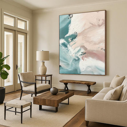 Large-Scale Handmade Abstract Creations for Bedroom & Hallway DTP277