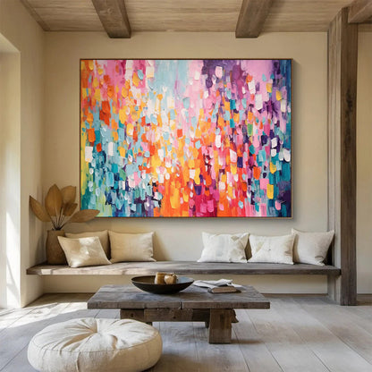 Colorful Dot Abstract: A Playful Celebration of Color DLZ158