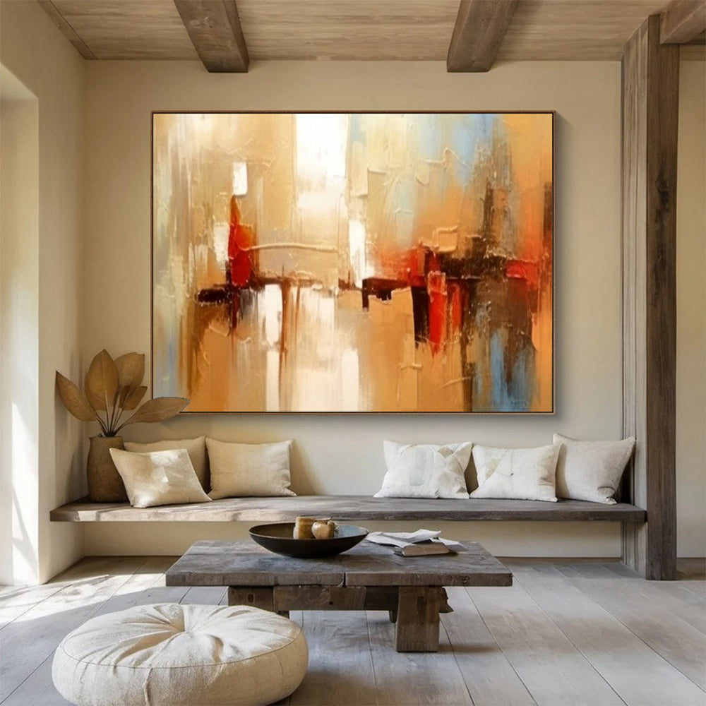 “Graceful Impressions” Colossal Abstract Painting for Office & Hallway DKH278