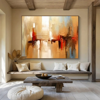 “Graceful Impressions” Colossal Abstract Painting for Office & Hallway DKH278
