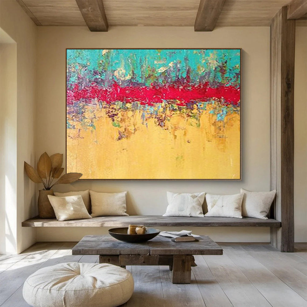 Colossal Abstract Wall Art for Entryway & Dining Room DKH403