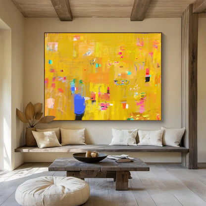 Custom - Crafted Abstract Painting for Artisan Workshop DKH038