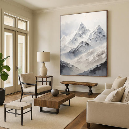 Trendily Gigantic Hand - Painted Textured Abstract Painting for Club & Lounge DKH1248