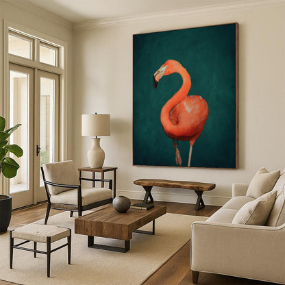 Hand-Painted Personalized Abstract Canvas for Entryway & Hotel LargeART1920