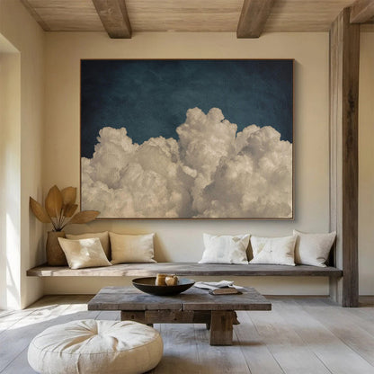 Custom Hand-Painted Abstract Painting for Office & Entryway DKH124