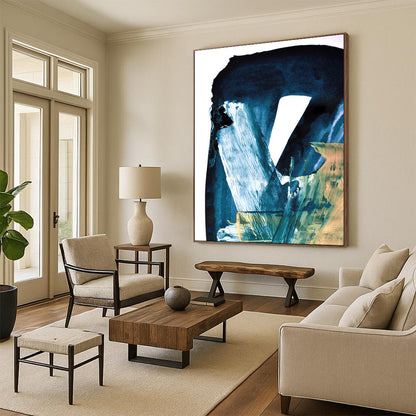 Big Hand-Painted Abstract Creations: Custom, Textured, and Breathtaking DTP190