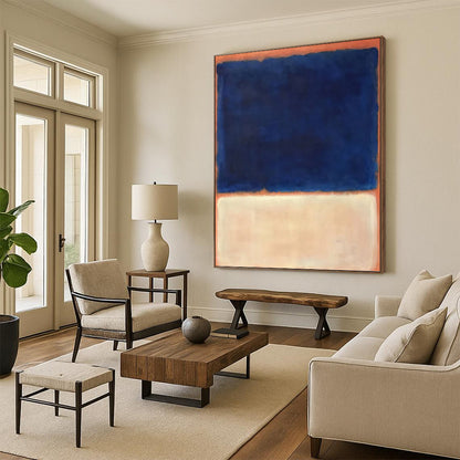 Extended - Sized Vertical Hand - Painted Textured Custom Abstract Saga (with Foliage Textures) for Bar and Hallway DKH1622