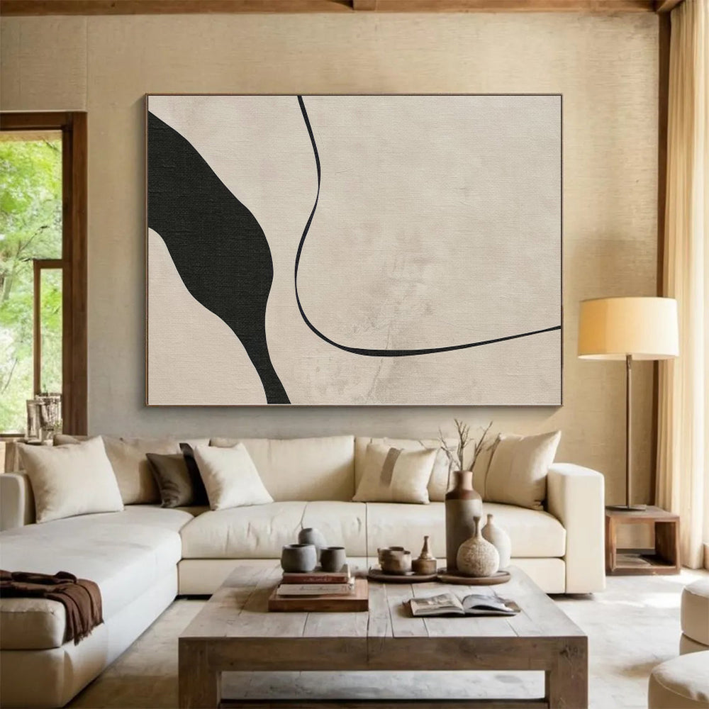 Oversized Custom Abstract Wall Art for Home Theater Feature Walls