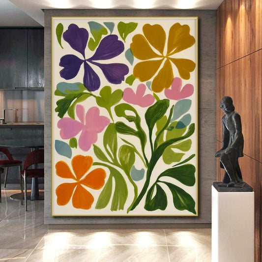 Large Modern Abstract Artwork for Library Reading Zones
