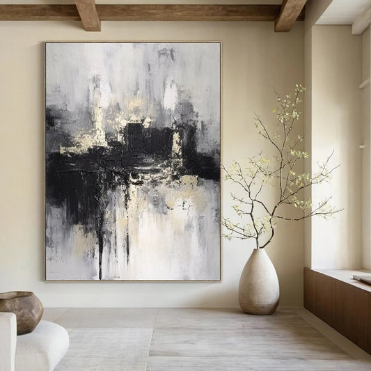 Oversized Modern Abstract Artwork for Botanical Garden Conservatories