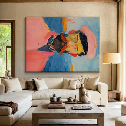 Oversized Modern Abstract Artwork for Art Gallery Exhibition Walls