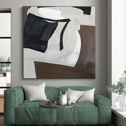 Enormous Abstract Pop Art Hand-Painted Wall Art for Home Gym Motivation Wall