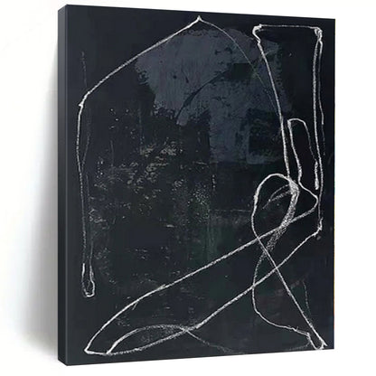 Immense Abstract Canvas for Home Bar Lounges - Made to Order Resin on Linen
