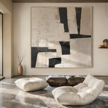 Giant Made-to-Order Abstract Painting for Educational Campus Libraries