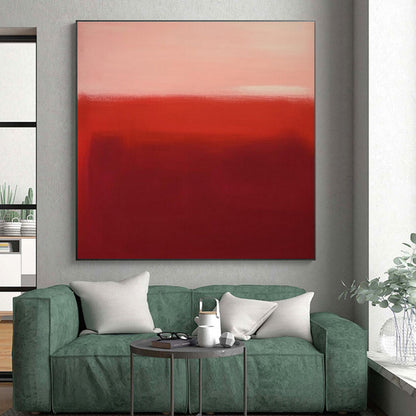 Giant Contemporary Abstract Painting for Contemporary Home Theater Popcorn Bar Wall