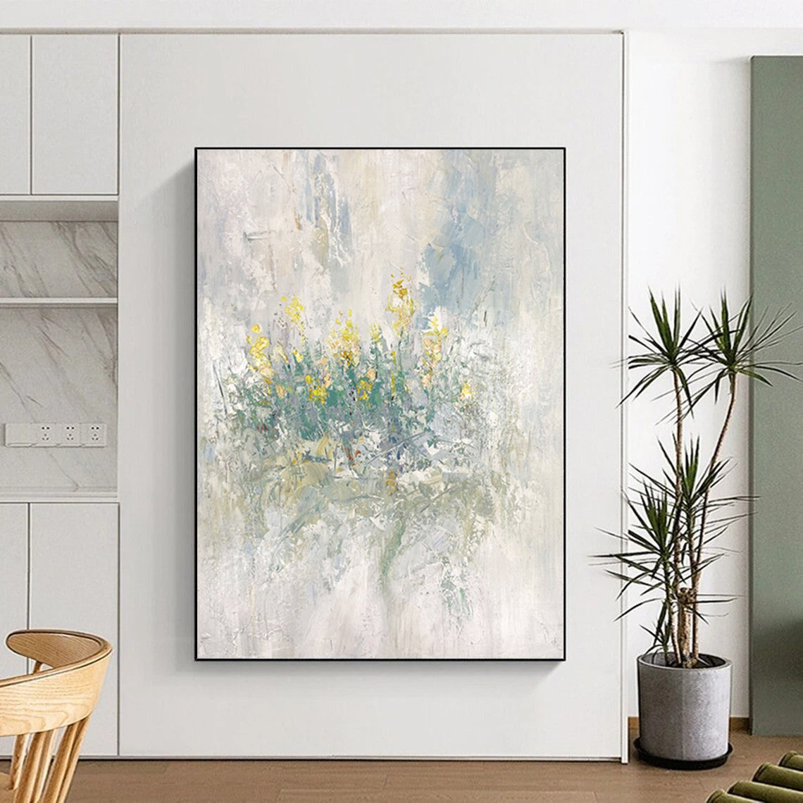 Monumental Custom Abstract Art for Master Bedroom Dressing Areas