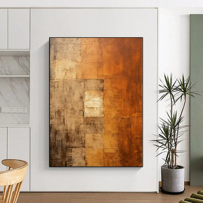 Large Custom Abstract Canvas for Kids’ Playroom Reading Nooks