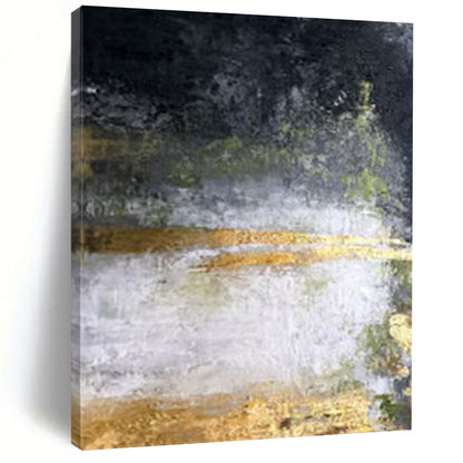 Giant Hand-Painted Contemporary Abstract Art for Trendy Bar Rooftop Terraces