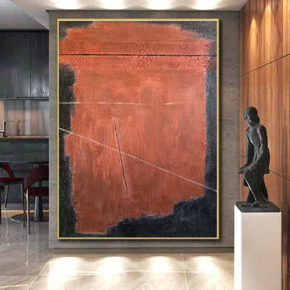 Enormous Made-to-Order Abstract Wall Art for Entryway Coat Closet Wall