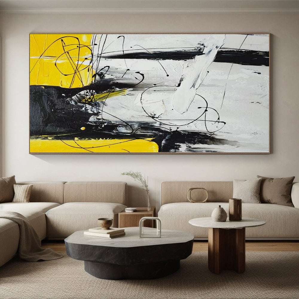Oversized Custom Abstract Canvas for Pet Sleeping and Relaxing Corners