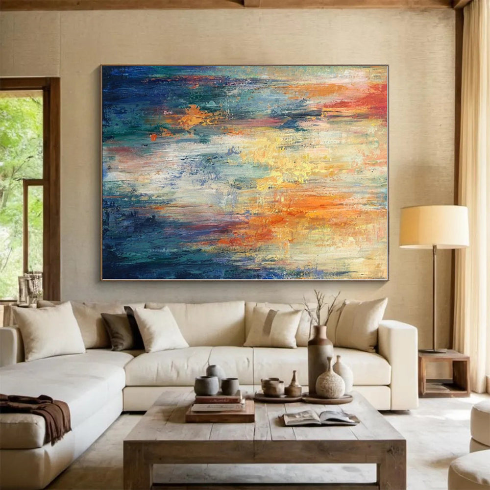 Huge Handcrafted Abstract Art for Garage Tool Wall