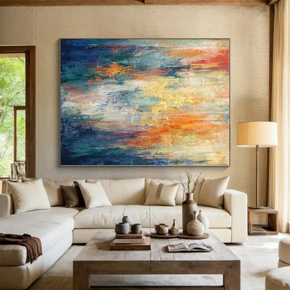 Huge Handcrafted Abstract Art for Garage Tool Wall
