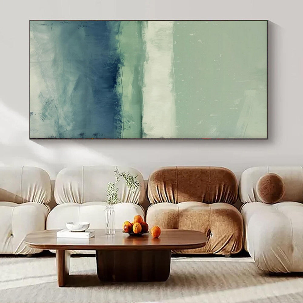 Hand-Painted Bespoke Abstract Art for Bedroom and Hotel Spa Areas