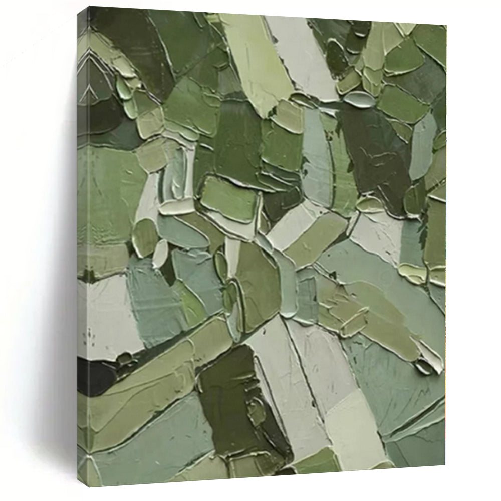 Giant Abstract Art for Petio (Pet + Patio) Spaces - Hand-Painted Mixed Media on Canvas