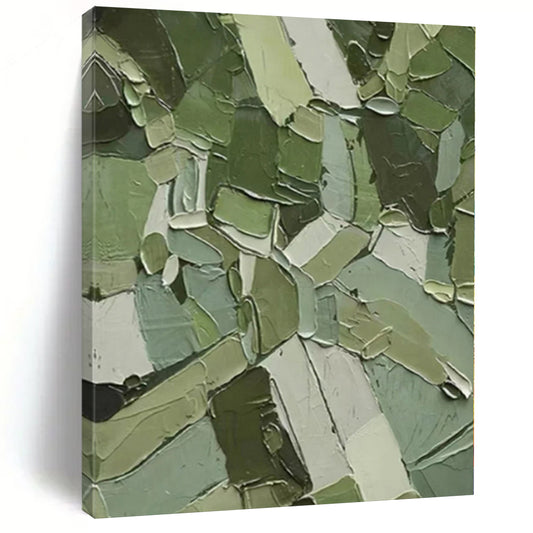 Giant Abstract Art for Petio (Pet + Patio) Spaces - Hand-Painted Mixed Media on Canvas
