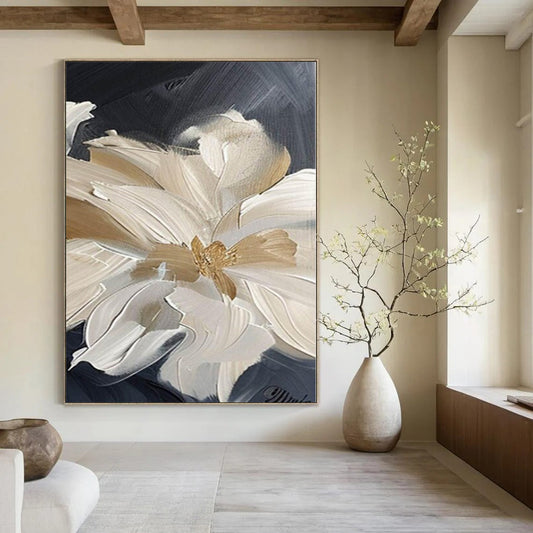 Huge Hand-Painted Contemporary Abstract Painting for Family Home Sunrooms