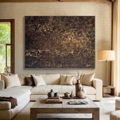 Colossal Custom Abstract Canvas for Greenhouse Potting Area Wall