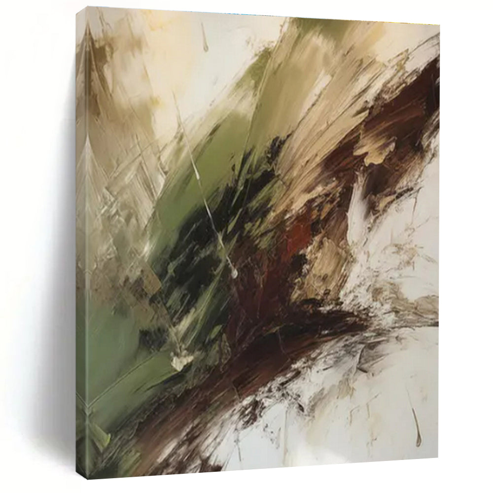 Super-Sized Modern Abstract Art for Home Library Cozy Reading Atmosphere