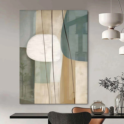 Extra-Vast Hand-Painted Modern Abstract Artwork for Family Home Indoor Swimming Pools