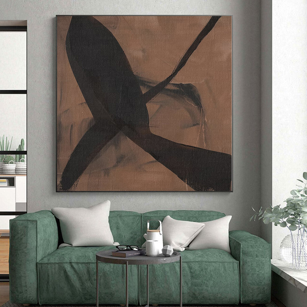 Giant Made-to-Order Abstract Painting for Mudroom Entryways