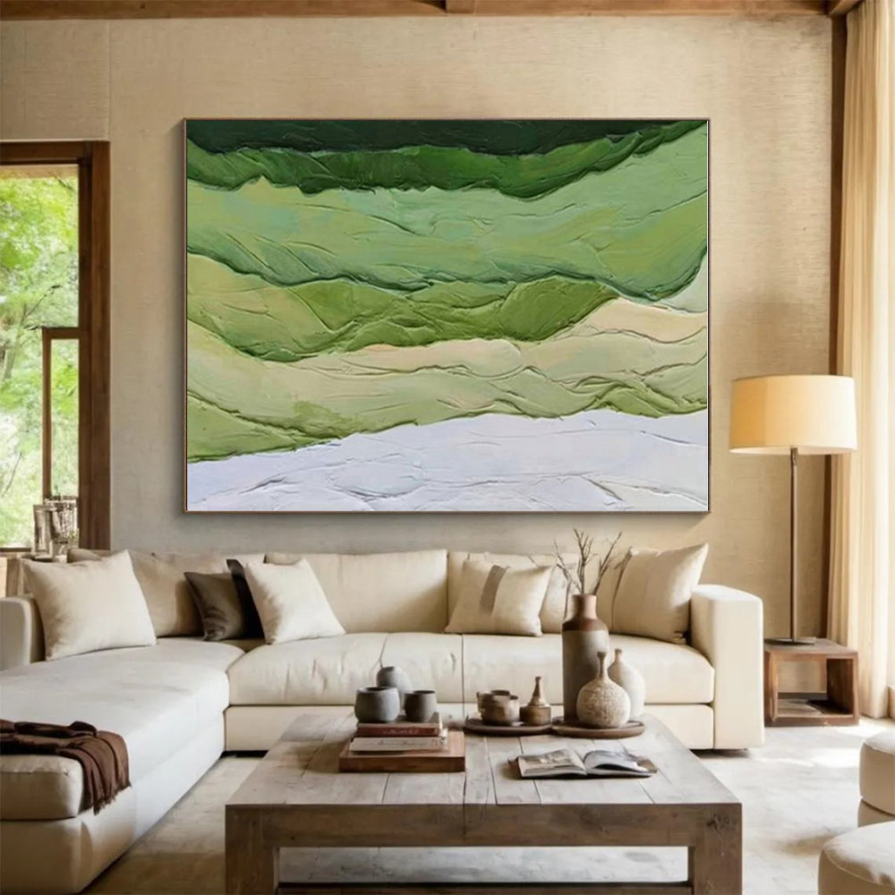 Custom-Made Grand Hand-Painted Abstract Painting for Focal Wall Feature LargeART0634